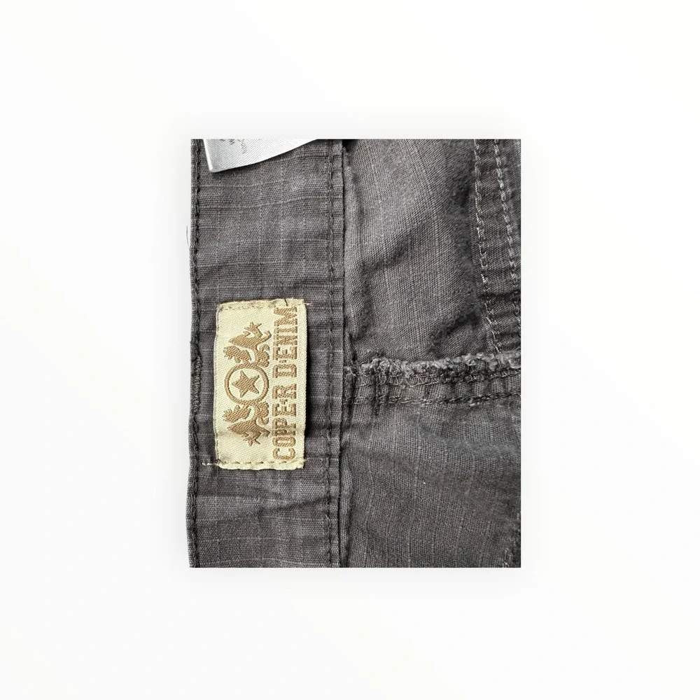 Copper Denim Cargo Shorts Boys 8 Grey 9E3275C‎ Wide Leg Utilitarian Gorpcore